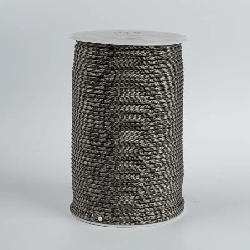 7 Telli Çekirdek 4mm Katı Kahverengimsi Gri 550 Polyester Paracord